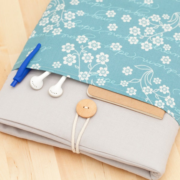 iPad case / iPad Pro cover / iPad sleeve / iPad retina case / iPad 2 case / padded with pockets  - blue dreams-