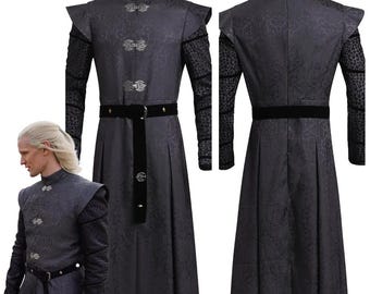 Daemon Targaryen Cosplay – Haus des Drachen inspiriertes Kostüm – Mittelalterliches Fantasy Kostüm Outfit