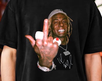 Lil Wayne Vintage Rapper Grafik-T-Shirt - Hip Hop Streetwear-Shirt, von Tha Carter inspiriertes Fan-T-Shirt