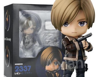 Leon S. Kennedy Actionfigur, Resident Evil Requiem Mini Spielzeug, RPD Polizei Kleine Figur, Horrorspiel Sammlerstück