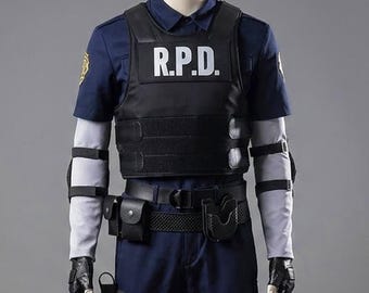 Leon Kennedy RPD Kostüm Set – Resident Evil Requiem Cosplay Outfit – Taktische Spieluniform