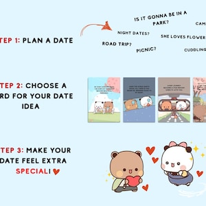 Bubu Dudu - Cute Birthday Card | Bear Illustration | Happy Birthday to You | Gift for Boyfriend, Girlfriend, Husband, Wife, Him, Her image 3