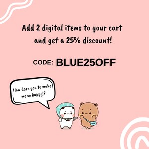 Bubu Dudu - Cute Birthday Card | Bear Illustration | Happy Birthday to You | Gift for Boyfriend, Girlfriend, Husband, Wife, Him, Her image 9