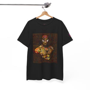 Unisex Heavy Cotton Tee. Pop art Spiderman by Dirty Hans