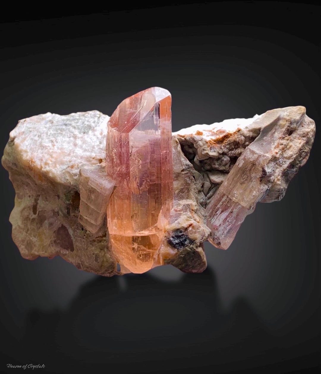 Imperial Pink Topaz Crystal Specimen, Katlang Pakistan - Etsy