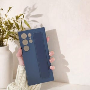 Handheld siliconen elastische polsband harde pc-telefoonhoes voor Samsung Galaxy S25 S24 S23 Ultra Plus mat helder schokbestendig cover