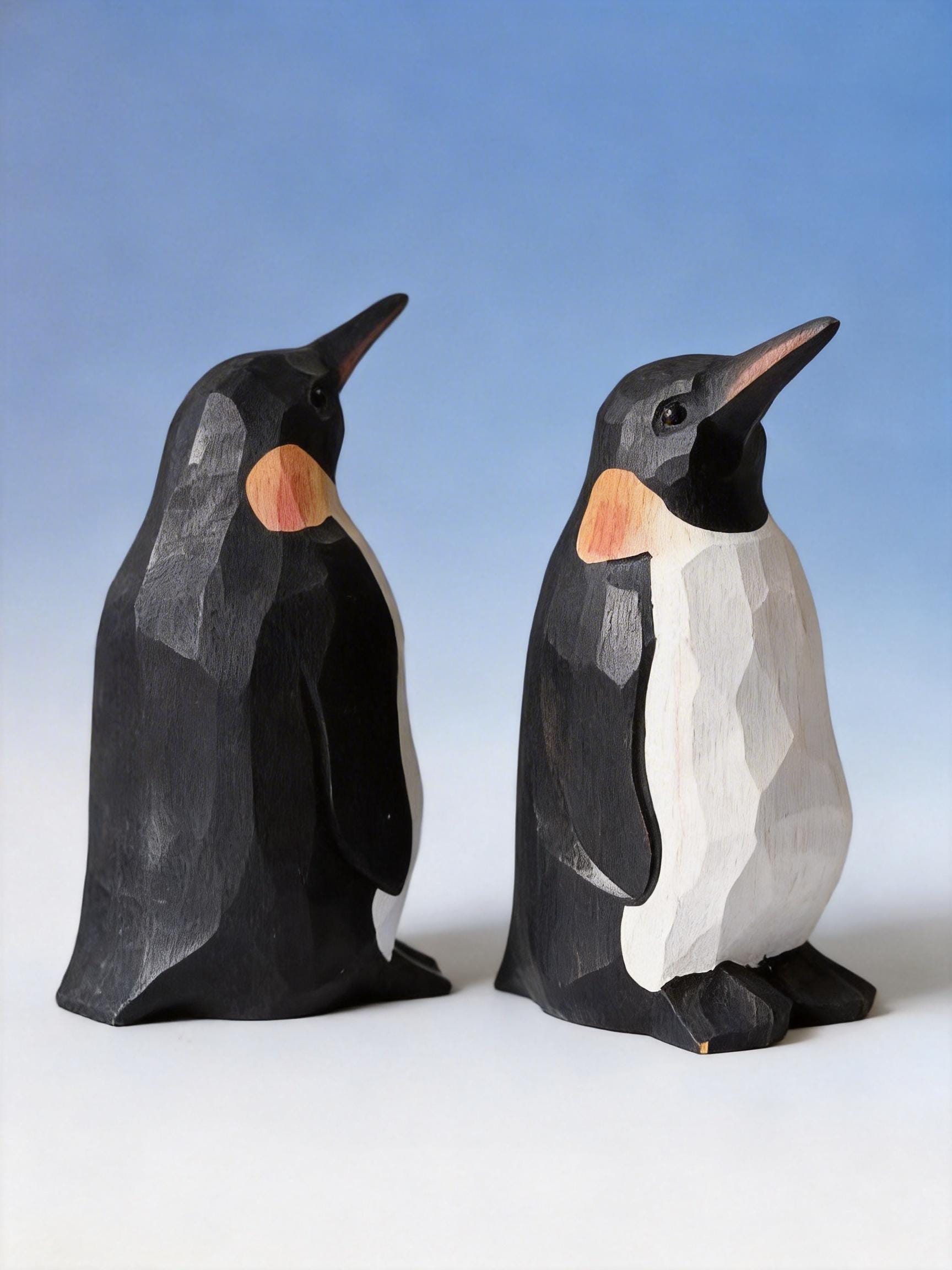 Penguin wood carving - Etsy 日本