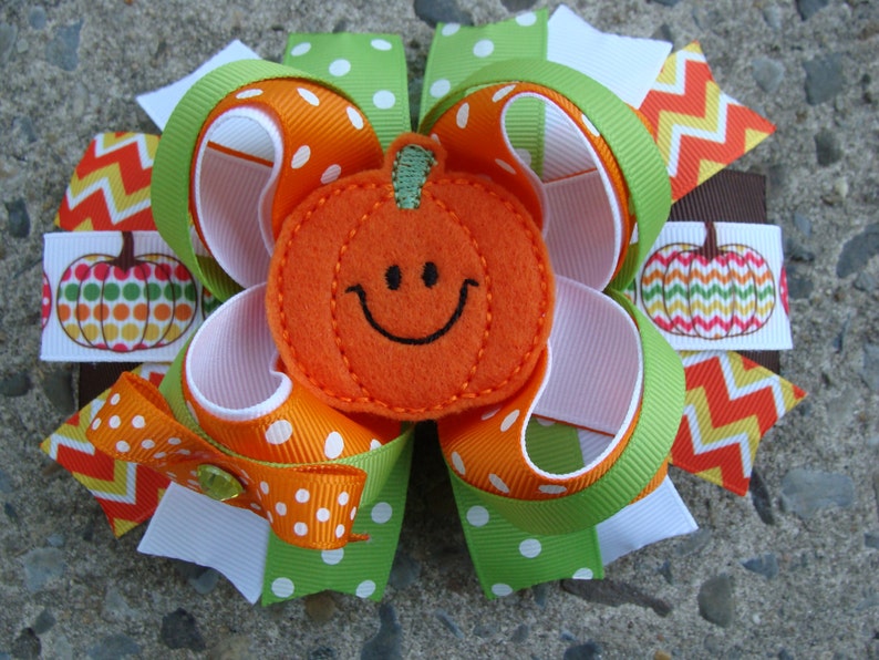Happy Halloween Pumpkin Bum Bow main image 0