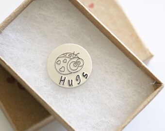 Ladybug Pocket Hug, Lucky Token, Lady Bug Hugs
