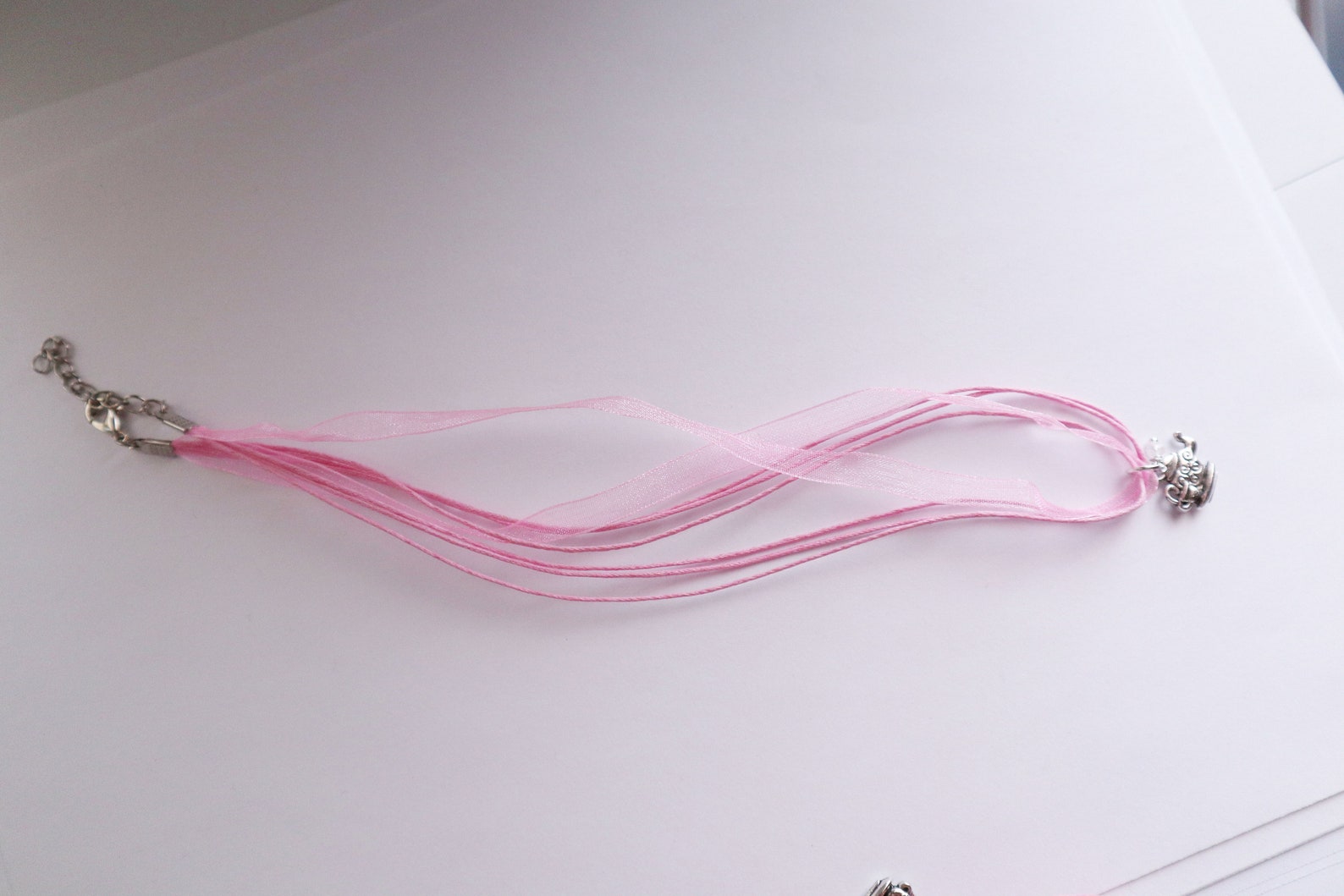 Tea Party Party Favor Necklace Ribbon Necklace Etsy