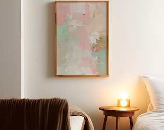 Abstract Art Print Scandinavian Neutral Wall Art Minimalistic Print Minimalist Wall Abstract Poster Neutral Wall Art Soft Pastel Colors Art