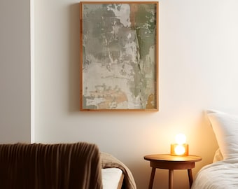 Scandinavian Minimalistic Print Neutral Wall Art Scandinavian Neutral Print Minimalist Wall Abstract Art Poster Bold Earthy Greens Poster