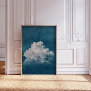 Stampa astratta minimalista Nuvole Poster minimalista Stampa artistica da parete con nuvole Poster astratto Arte scandinava nordica con nuvole Formazione di cielo sereno
