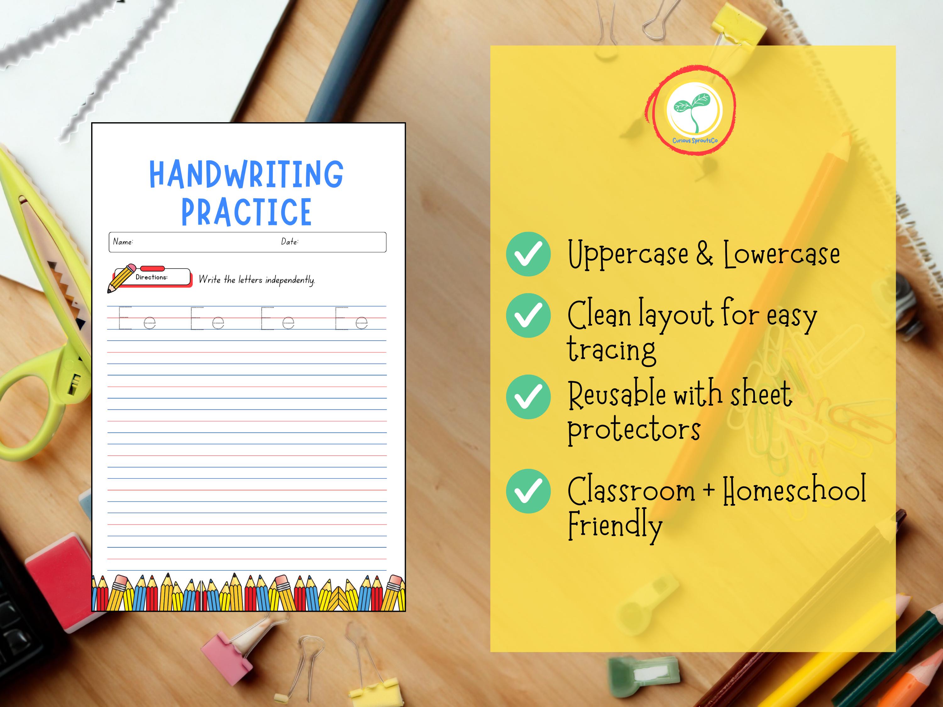 虚线 Abc Write ABC Writing Practice Sheets, ABC Writing Worksheet, ABC Handwriting ...