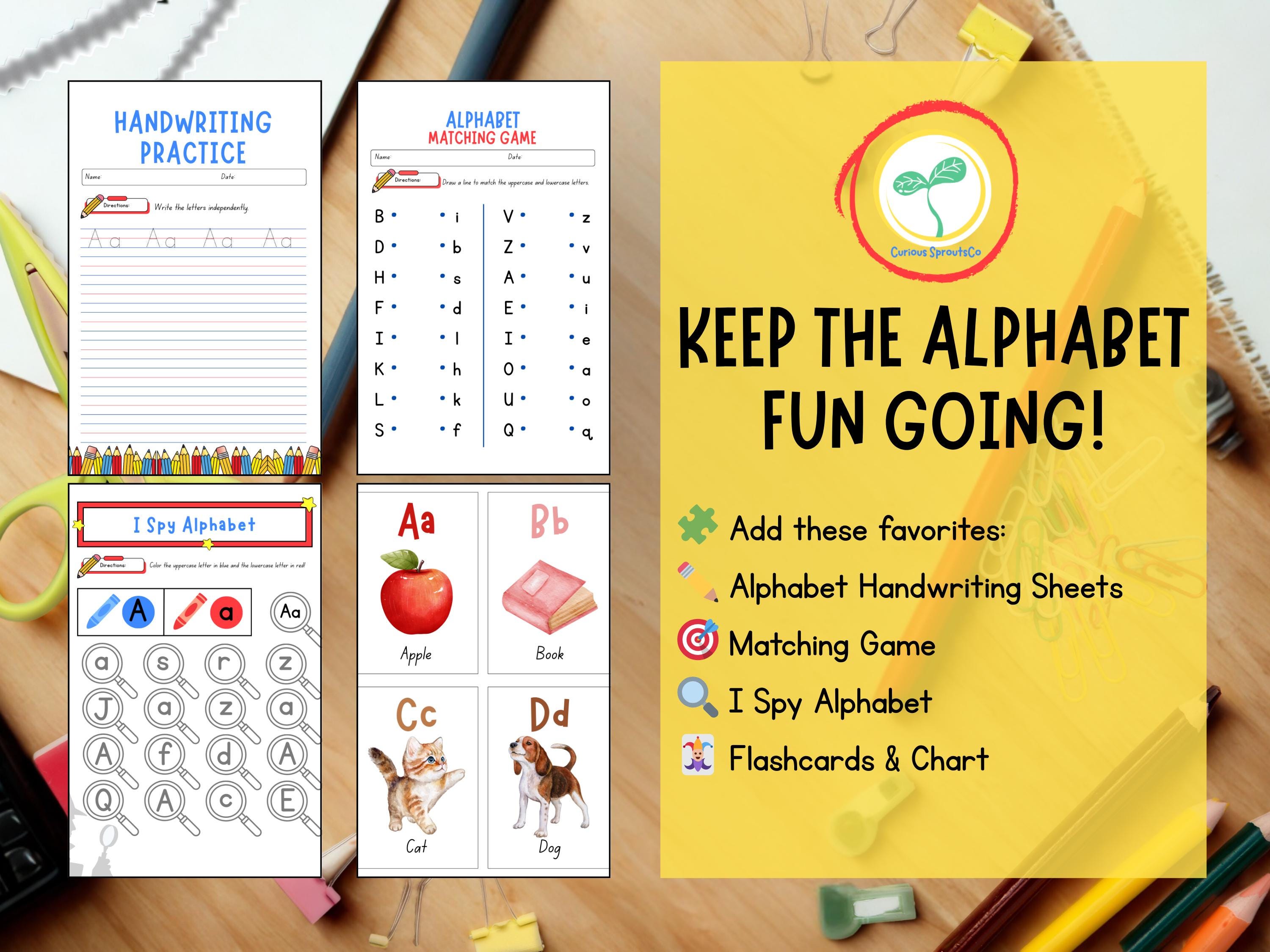 Alphabet Coloring Bundle for Toddlers, Preschool ABC Printables, ABC ...