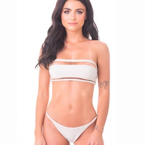 Top Tulle Bandeau Bikini - Special Edition-  Bikini Set - Bikini Top - womens swimwear