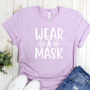 Wear a Mask Shirt Face Mask awareness Stay at Home Social distancing do your part Back to School Teacher Shirt Mask Superheroes wear masks
