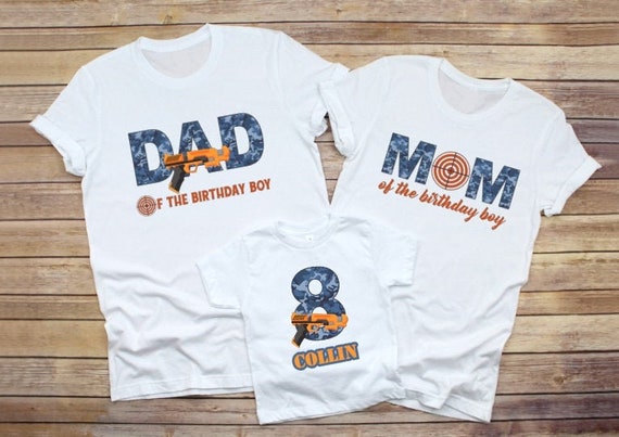Download Dart Gun Foam Dart Camo Family Birthday Shirts Shooting Party Etsy