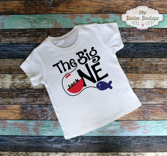 The Big One Birthday Shirt Fishing Birthday Shirt Great Catch Birthday Shirt  -  Canada