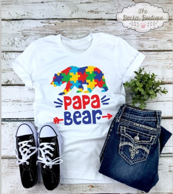 Brother Bear Heart Arrow Cool Autism Awareness Boy Tshirt Brother Bear Heart Arrow Cool Autism Awareness Boy Tshirt
