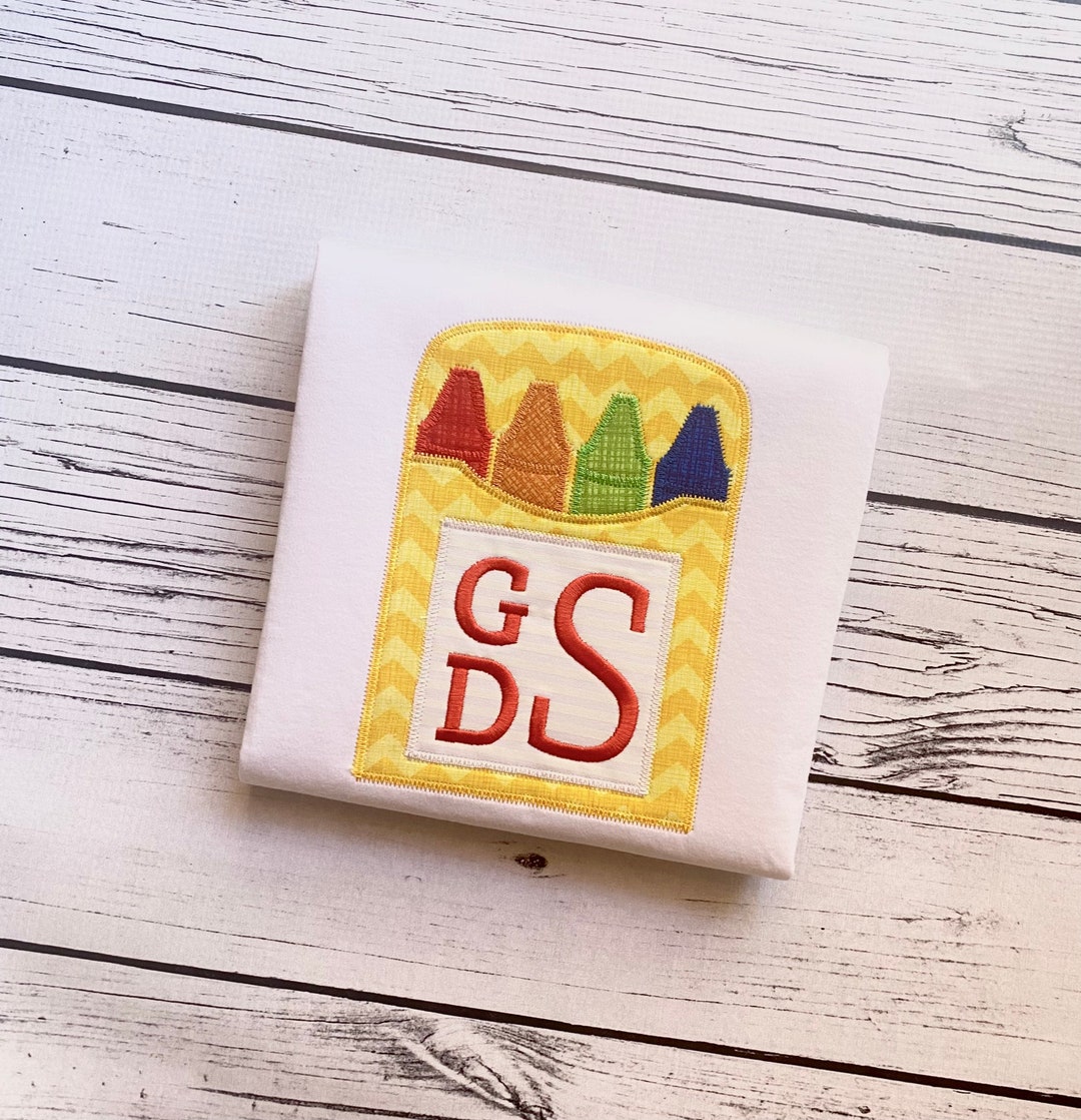 Crayon School Supply Crayon Box Shirt Kindergarten Shirt Preschool