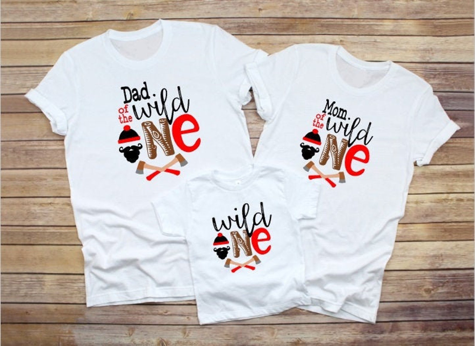 wild one family t shirts