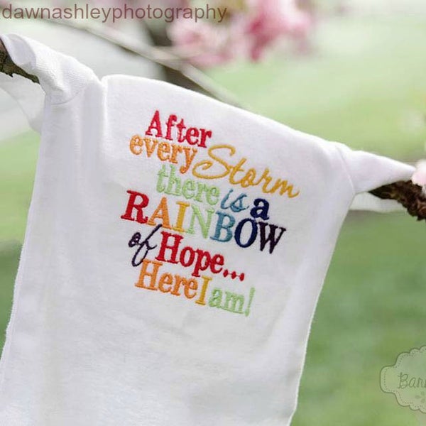 Rainbow Baby Bodysuit or Shirt