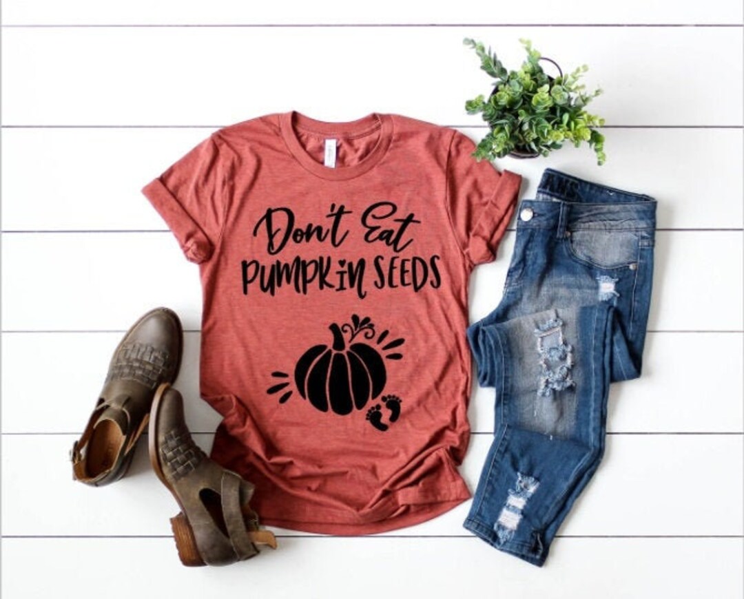 Don't Eat Pumpkin Seeds Pregnancy Announcement Etsy