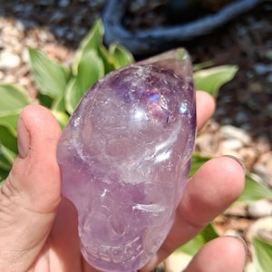 Amethyst Crystal Skull