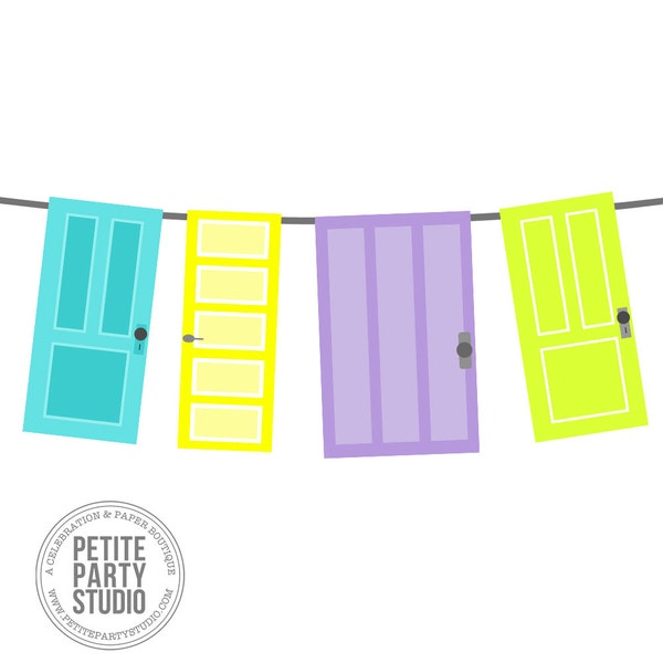 INSTANT DOWNLOAD Printable Door Banner - Monsters Inc University Inspired  - Petite Party Studio