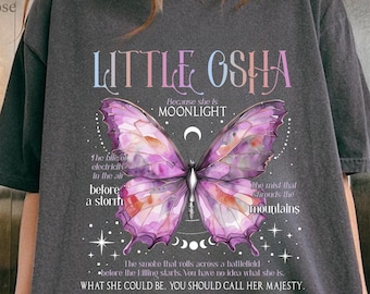 Little Osha Butterfly Comfort Colors Shirt, Quicksilver Inspired Tee, Callie Hart Fan T-Shirt, Saeris Fane Kingfisher Shirt