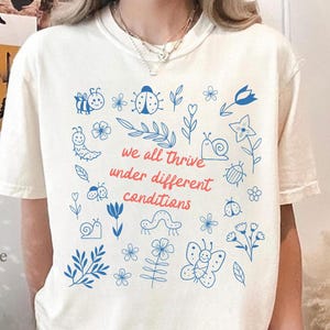 Special Education Teacher Comfort Colors Shirt, Neurodiversity Tee, BCBA Gift T-Shirt, Mental Health Awareness Shirt, Inclusive Educator Tee