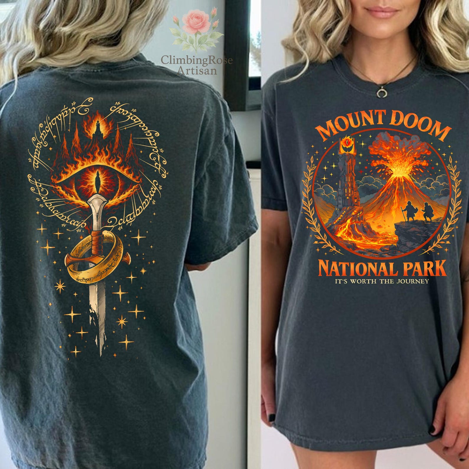 Mount Doom National Park PNG, LOT Fantasy Design PNG, Volcanic Monument ...