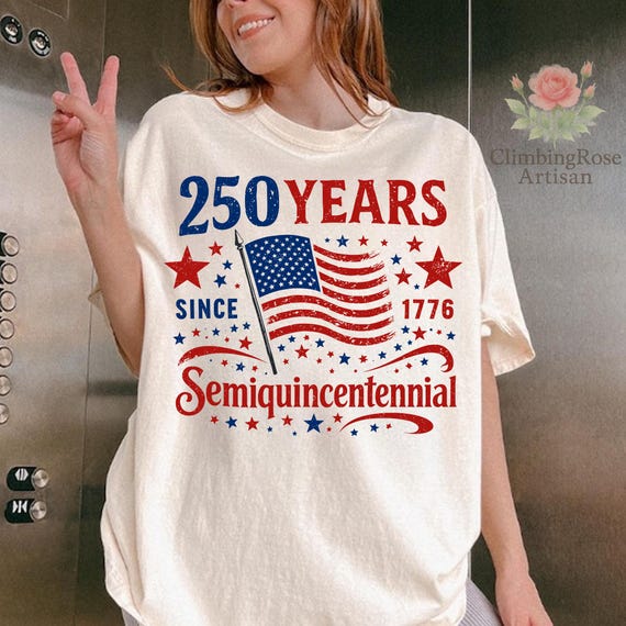 America 250 Years Semiquincentennial PNG, USA 250th Anniversary Design, 4th of July Patriotic PNG, Independence Day Digital Download