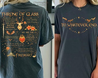 Throne Of Glass Aelin & The Thirteen PNG, SJM Inspired Fan Art, Fantasy Reader Digital Download, Bookish Aesthetic Printable Design