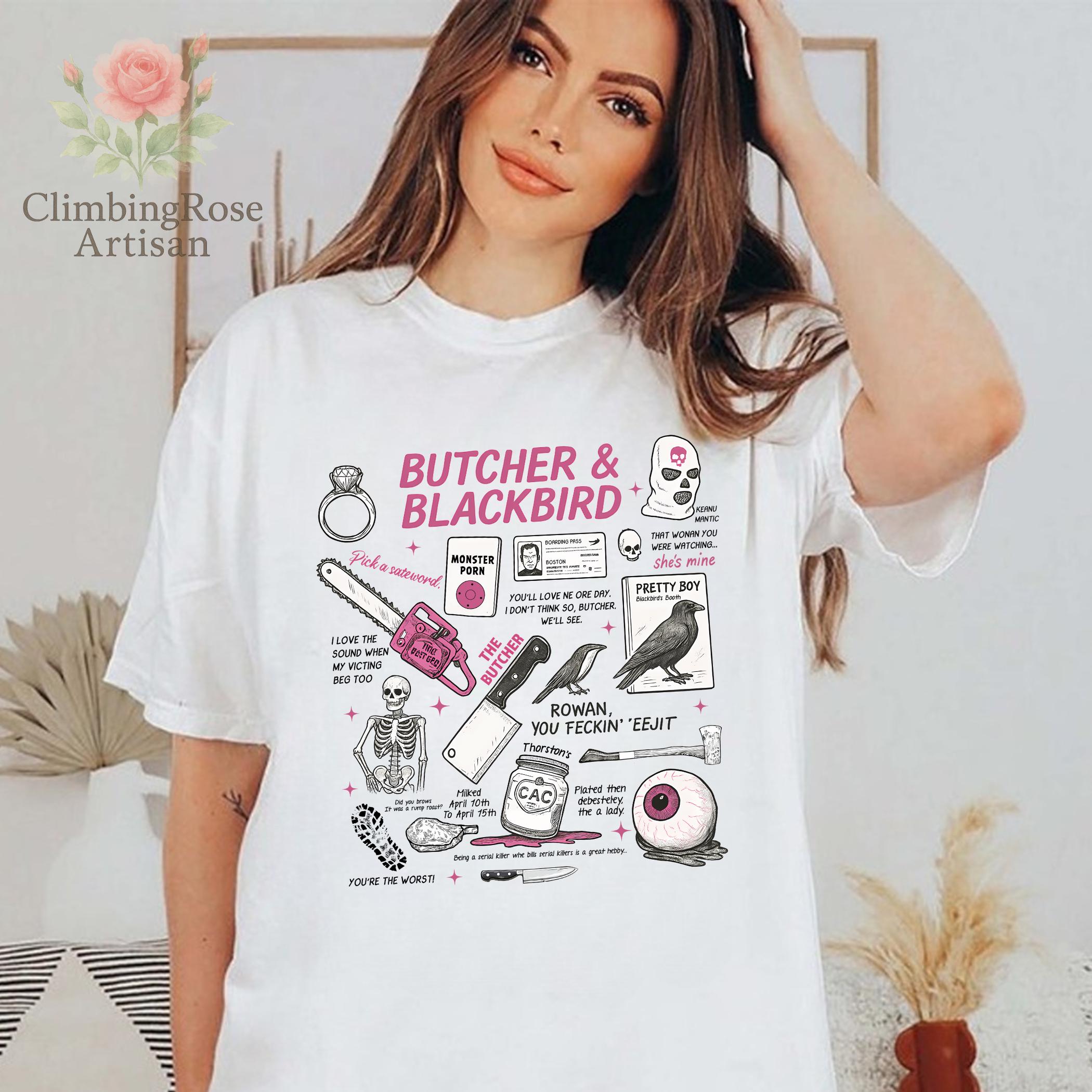 Butcher and Blackbird Comfort Colors Shirt, Dark Romance Book 