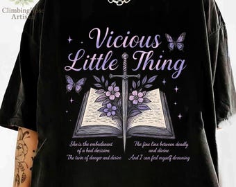 Powerless Vicious Little Thing Comfort Colors Shirt, Powerless Series Fan Tee, Kai Azer Paedyn Gray Shirt, Fantasy Bookish T-Shirt