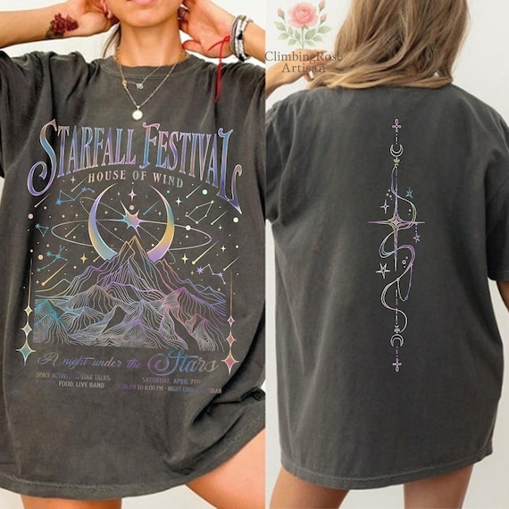 Velaris Starfall Festival PNG, Night Court ACOTAR Design, SJM Fan Art, Rhysand Cassian Feyre Design, Fantasy Book Lover Design