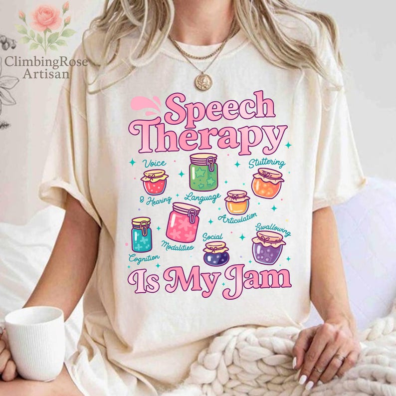 Sign Language For Jam Speech Therapy is My Jam PNG, SLP Christmas Design, Cute Speech ...