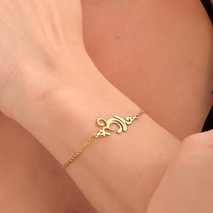 Breathe Bracelet Sterling Silver Breathe Yoga Bracelet Spiritual Yoga Breathe Bracelet Dainty Gift for Yoga Lover Bracelet Peaceful Symbol