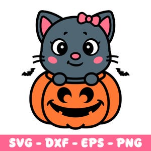 Halloween Cat SVG, SVG For Cricut And Silhouette