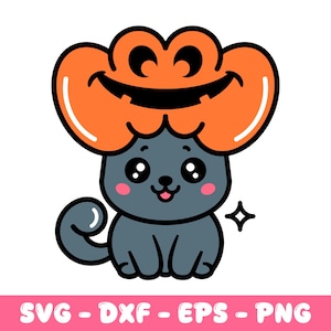 Halloween Cat SVG Cut File, SVG For Cricut And Silhouette