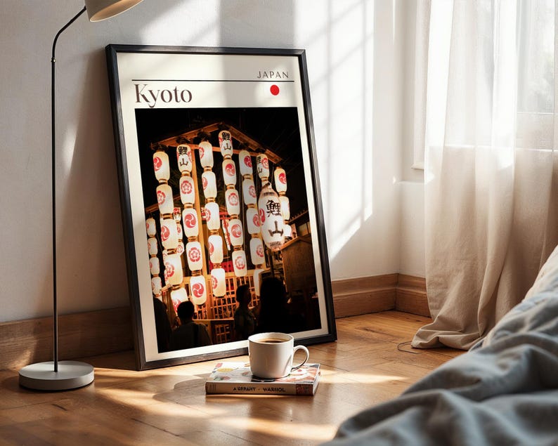 Japan Wall Art Set of 3, Tokyo Kyoto Yokohama Prints, Japanese City Poster Collection, Travel Photography Decor, Digital Download image 11