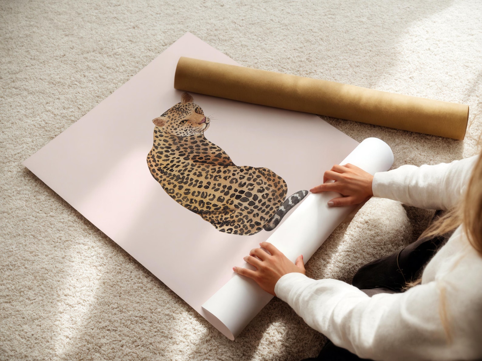Pink Leopard Cheetah Print Set of 3, How Lucky Are We Lucky 8 Ball ...