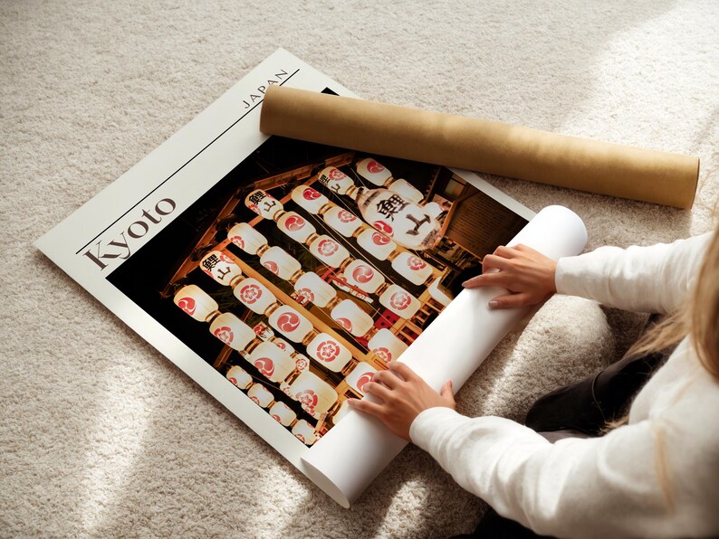 Travel inspired Japan wall art set of three digital download prints