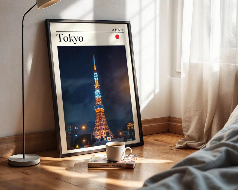 Japan Wall Art Set of 3, Tokyo Kyoto Yokohama Prints, Japanese City Poster Collection, Travel Photography Decor, Digital Download image 9