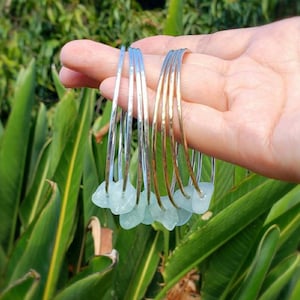 Hawaii Beach Sea Glass Bangle