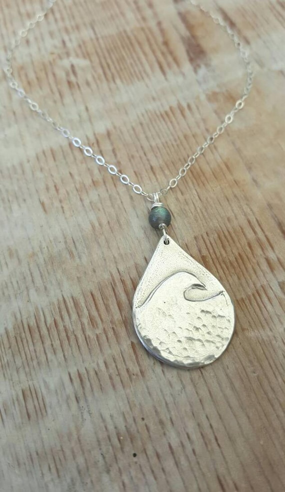 Wave Necklace in Sterling Silver
