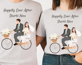 Just Married Honeymoon Shirts: Matching Newlywed Travel Tees