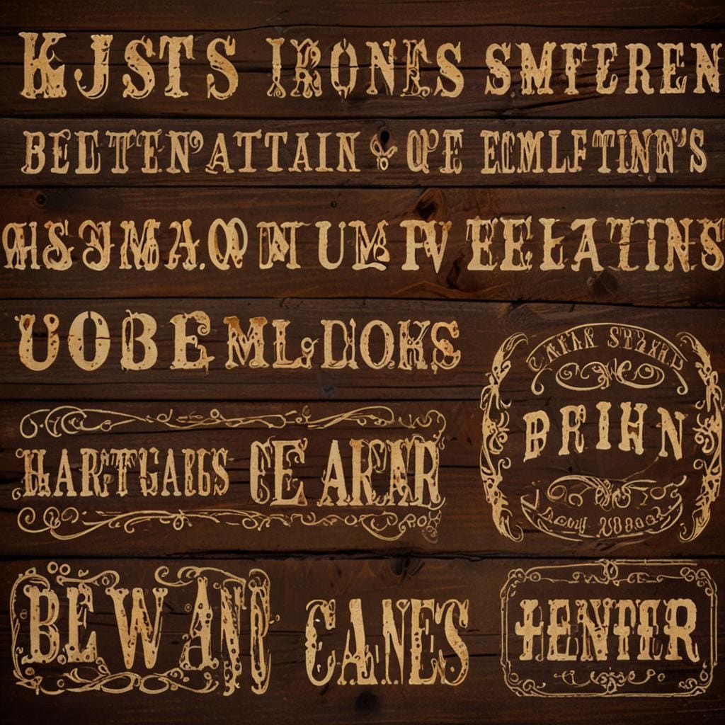 Special Western Fonts 200+ Font Bundle  Fonts for Cricut, Cricut Fonts, Procreate Fonts, Commercial Use Font Perfect Canva, Adobe, Microsoft